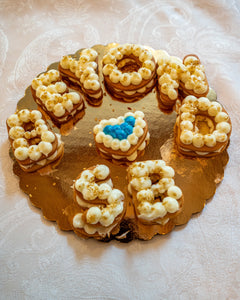 Almond Tart Mini Letter Cake